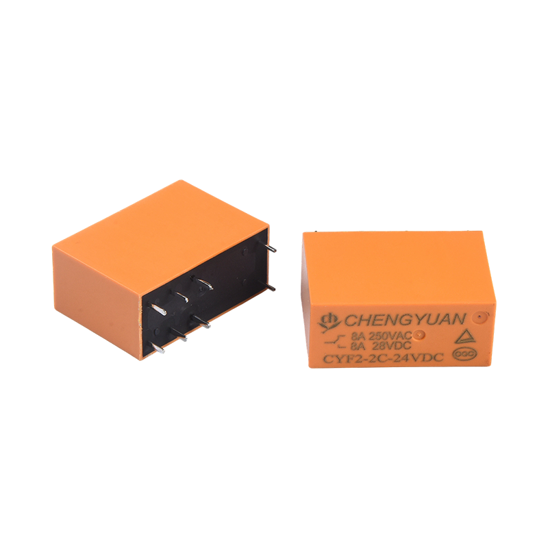 رله CYF2، رله DPDT، رله JQX-14F، رله 5A 250VAC، رله 8A، 8PIN PCB 0.54W رله.رله برق 14F