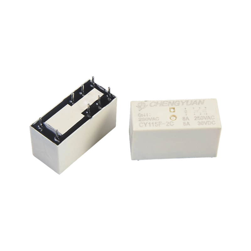 رله CY115F2، رله PCB DPDT، رله 8 پین JQX-115F، 8A 0.4W، رله PCB 2C. رله برق 115F
