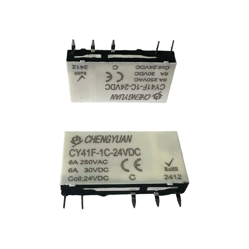 رله CY41F، رله قدرت باریک، رله 41F، رله سیگنال، رله کوچک 5PIN PCB 6A.