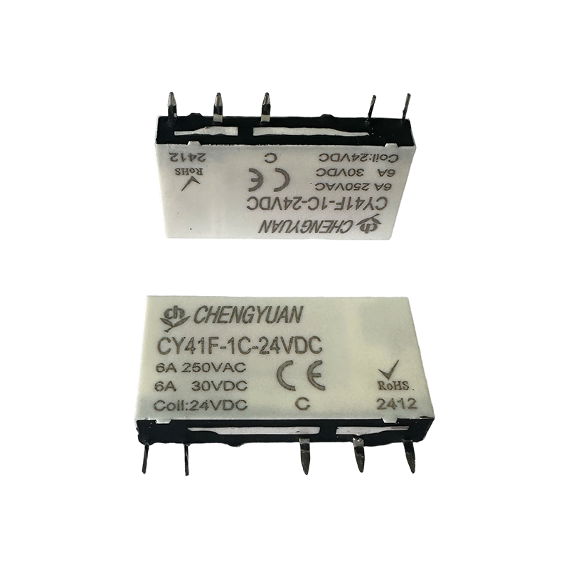 رله CY41F، رله قدرت باریک، رله 41F، رله سیگنال، رله کوچک 5PIN PCB 6A.