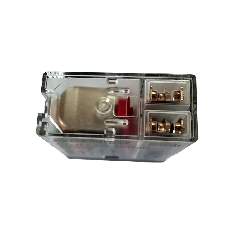 رله CY14FT-2CL، رله DPDT، رله پای عریض 14F، رله برق 5 پین 8A.